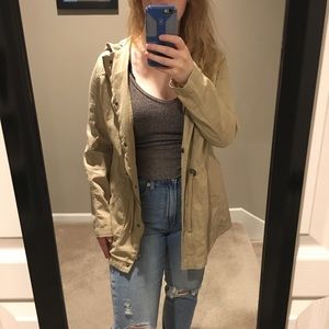 Like new beige trench coat